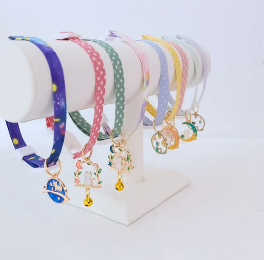 Cute Cat collars with pendant bell (pack of 2)