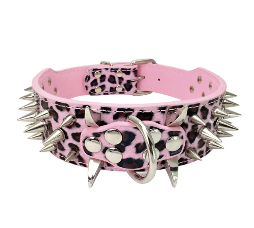 Anti-Bite, 2 inch Wide Spiked Collar, XL (Up to 22 inch neck girth)