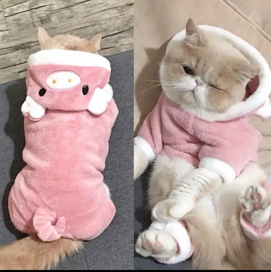 Pet onesies (piggy,tiger,moo moo)